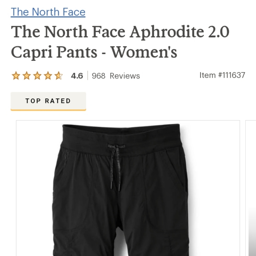 THE NORTH FACE APHRODITE  2.0 CAPRI PANTS